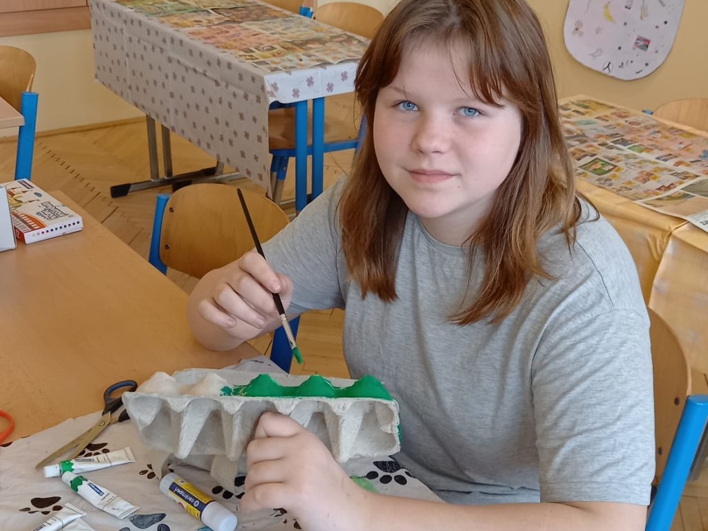 Velikonoční tvoření v 6. A 2