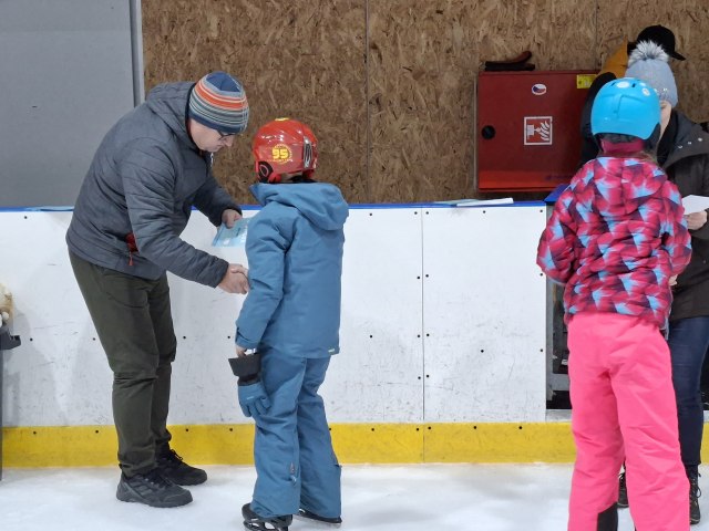 Ukončení kurzu bruslení 3