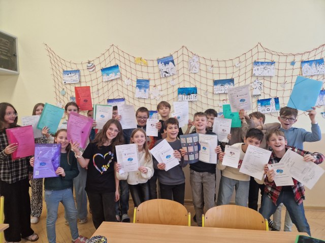 Předání vysvědčení 5.B 1