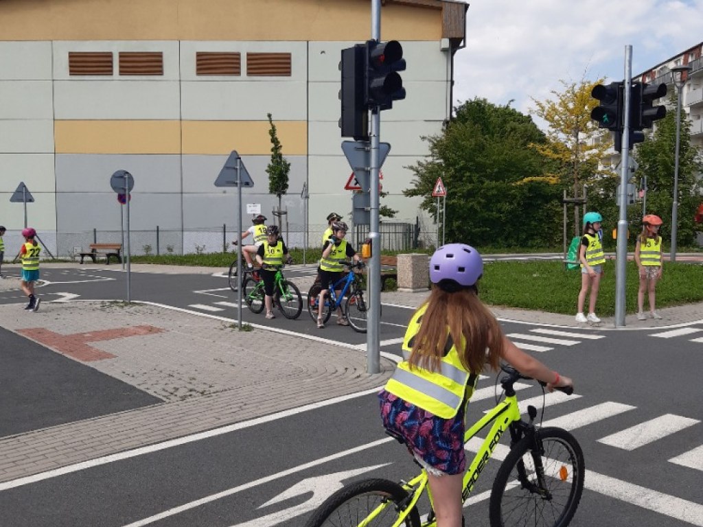 Zkoušky cyklistů 4.B 2