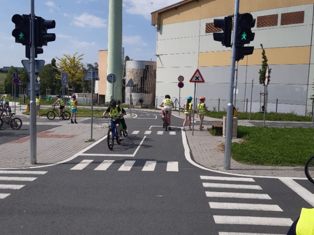 Zkoušky cyklistů 4.B 3