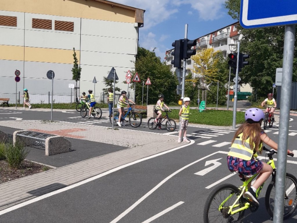Zkoušky cyklistů 4.B 4