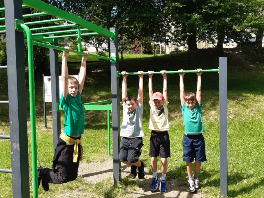Jarní cvičení v přírodě 4.B 18